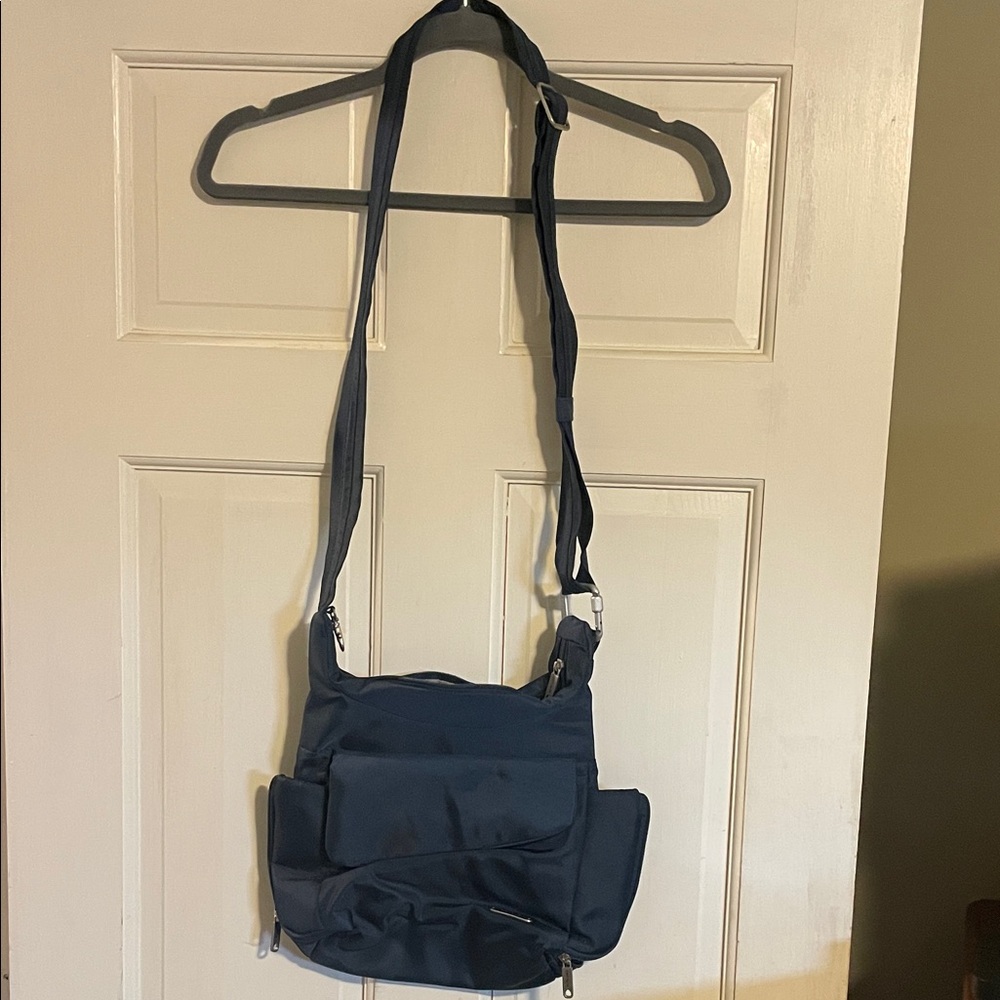 Navy Blue Travel Anti Theft Crossbody Bag